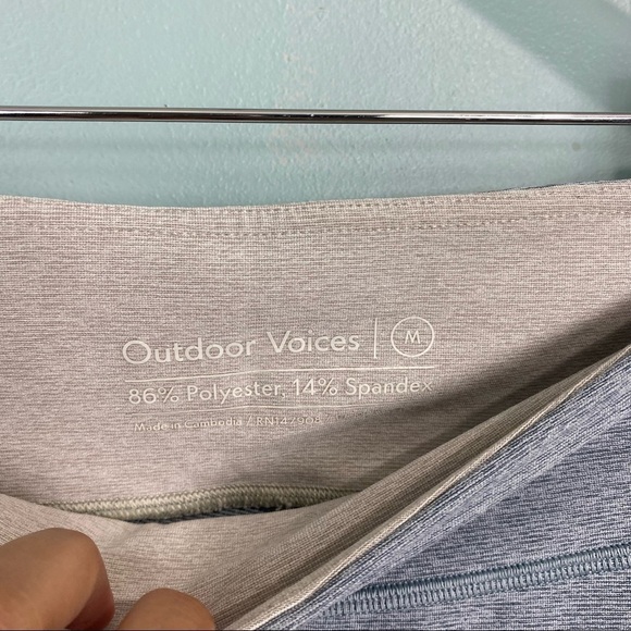 Outdoor‎ Voices Color Block Tricolor Leggings M - Picture 4 of 7